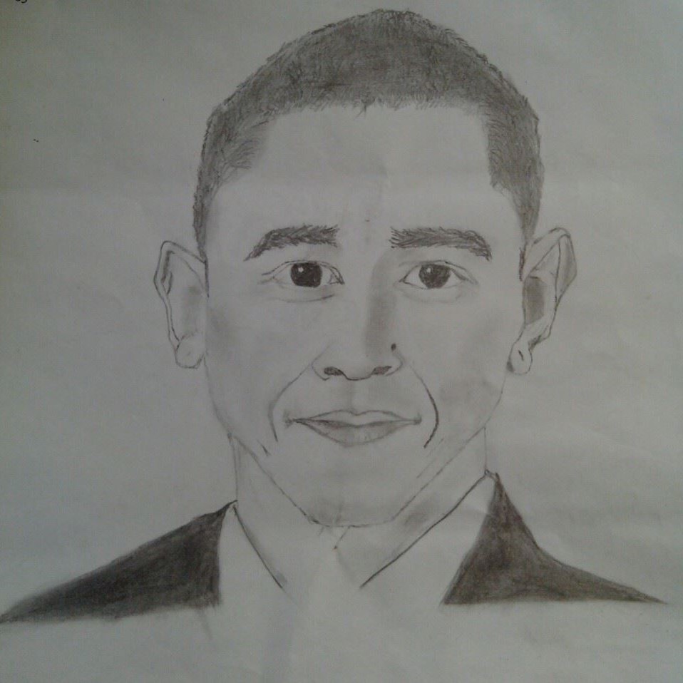 'Barack Obama' by Mangesh Atpadikar